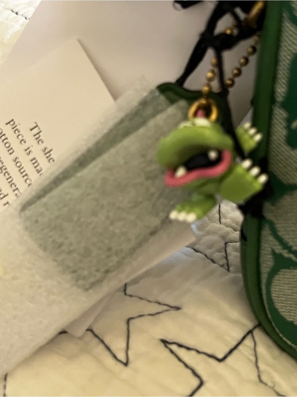 Coach X Braindead Green Plaza Bag. - Picture 15 of 16